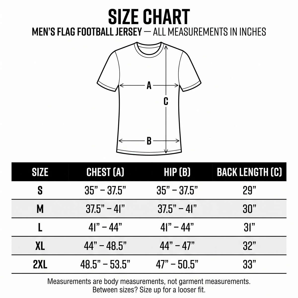Flag Football Jersey | Numbered V-Neck