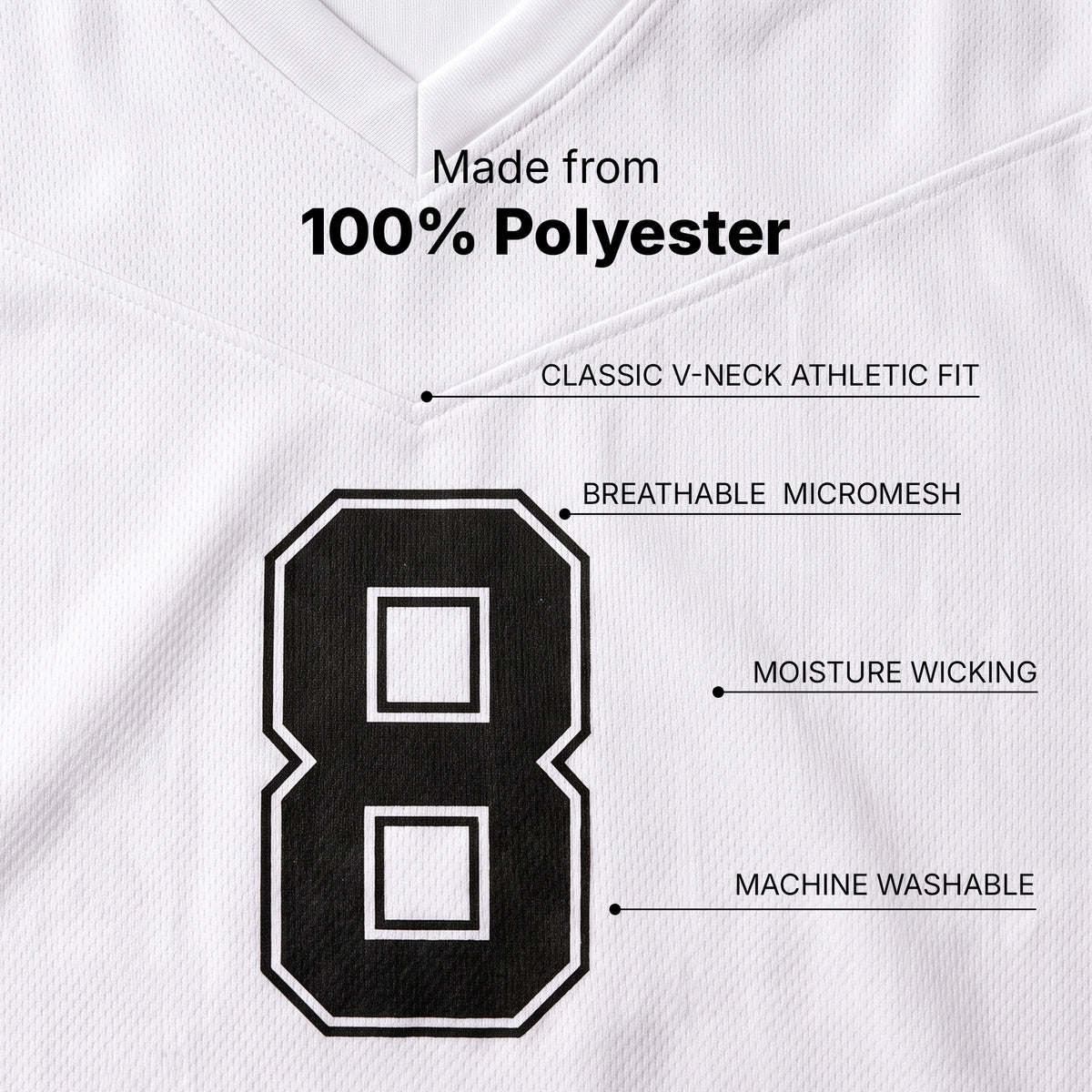 Flag Football Jersey 10-Pack | Numbered Team Set